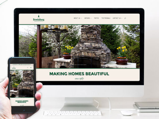 Brownsburg Landscape – website design