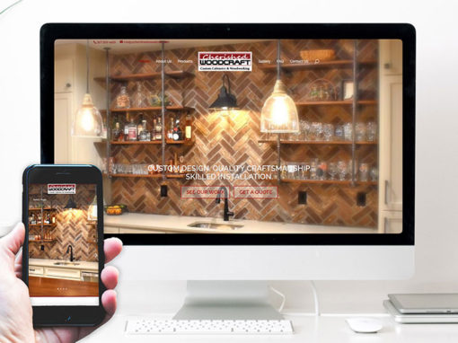 Cherished Woodcraft – website design