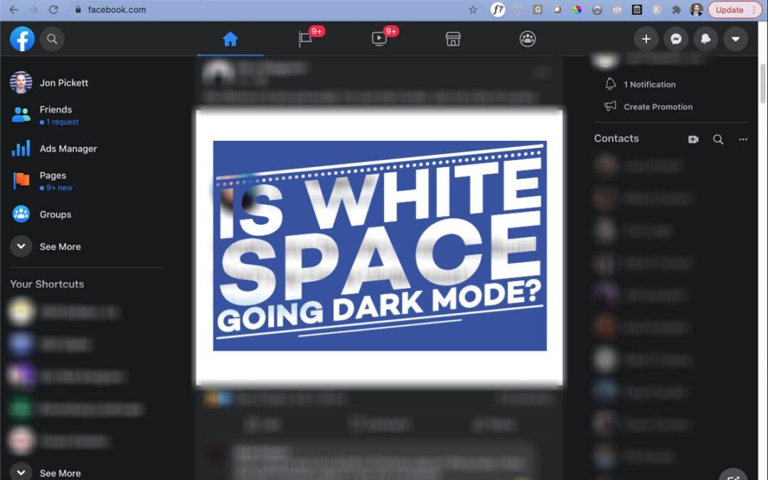 Is White Space Going Dark Mode?